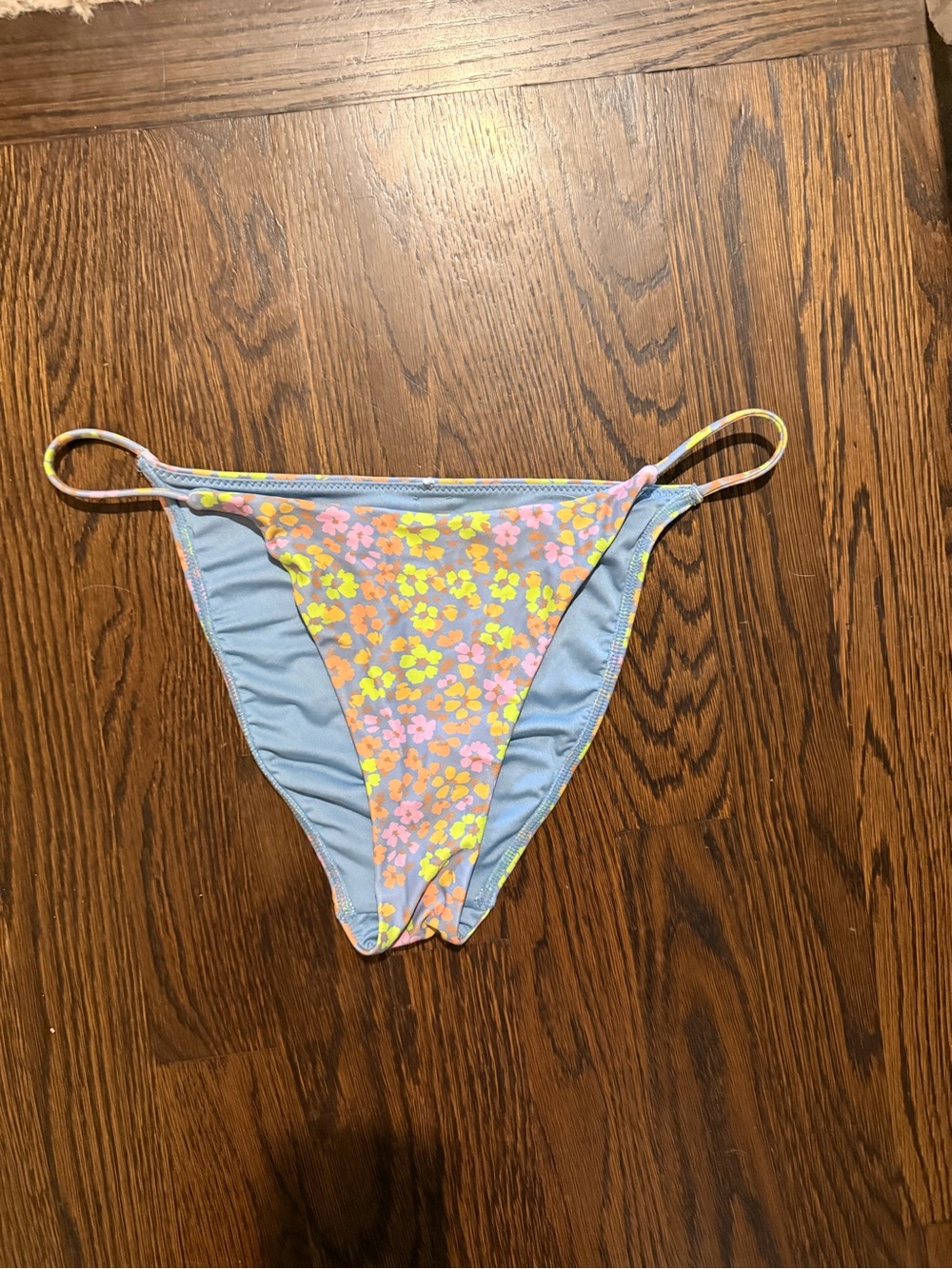 Oneill Floral High-Cut Bikini Bottoms in Pastel Multi